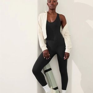 Athleta Transcend 7/8 Black Bodysuit XL Tall